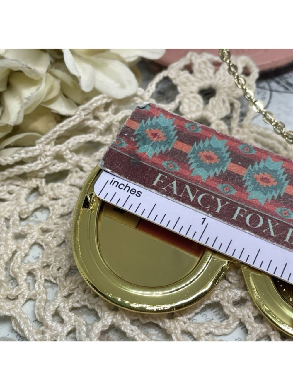GOLD Locket Necklace Beach Marlin Swordfish Sea Wedding Photo Jewelry Birthday - Picture 8 of 10
